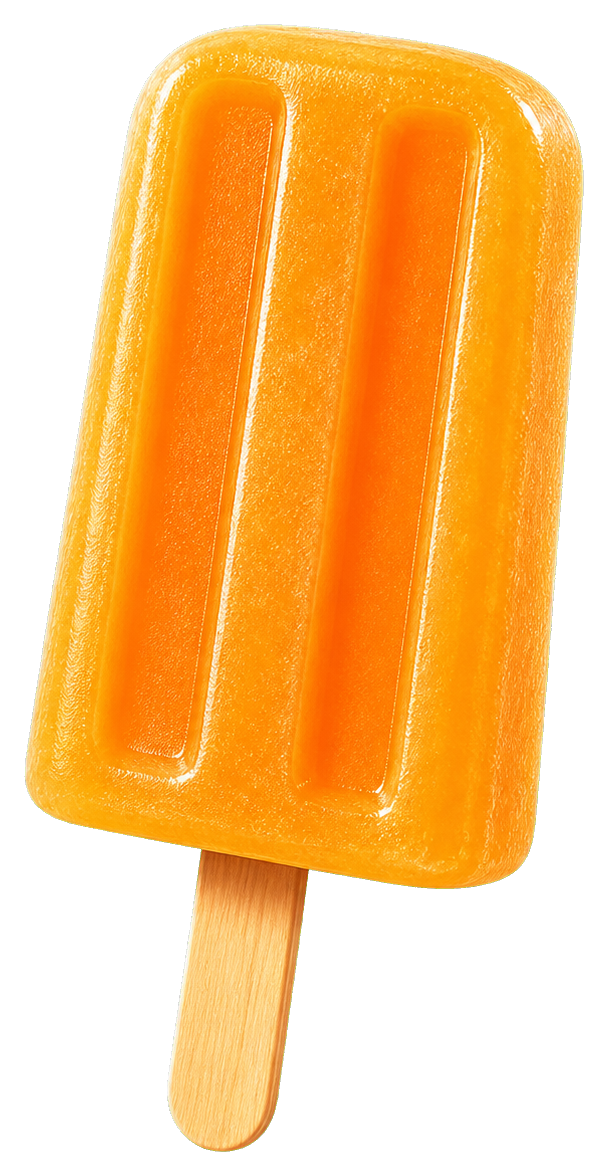 Preview for Orange Popsicle Sticker Graphic