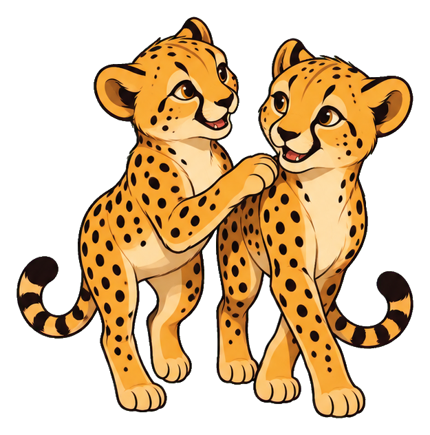 Preview for Playful Cheetah Cubs