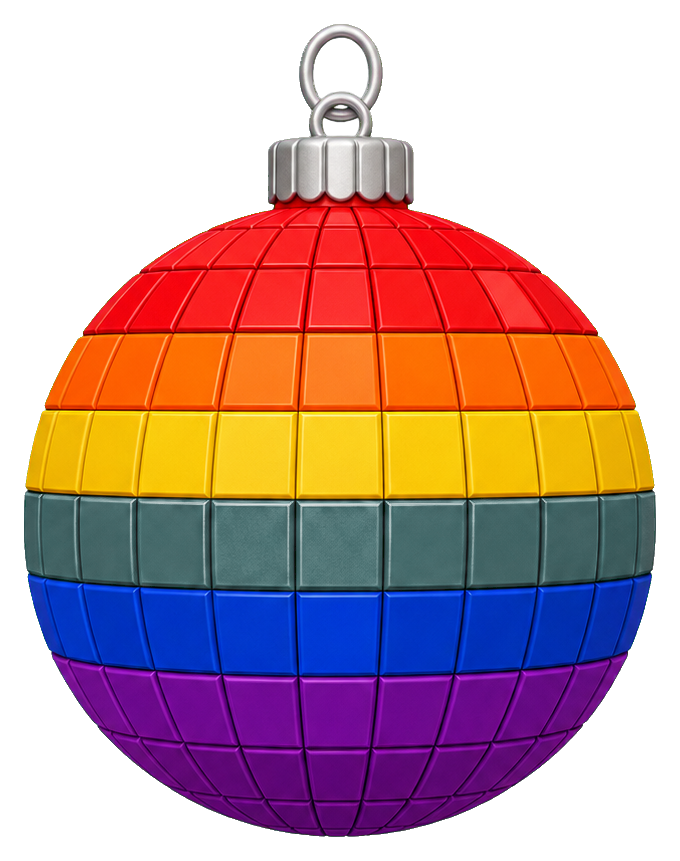 Preview for Rainbow Pride Disco Ball Sticker