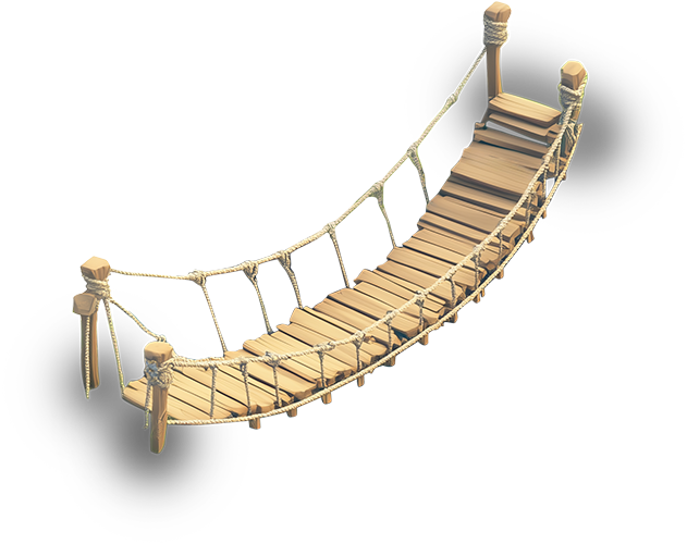 Preview for Curved-wooden-bridge-design-sticker-ce1f8