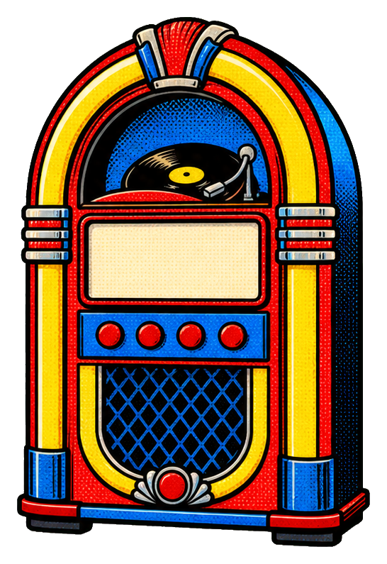 Preview for Jukebox Pop Art Sticker