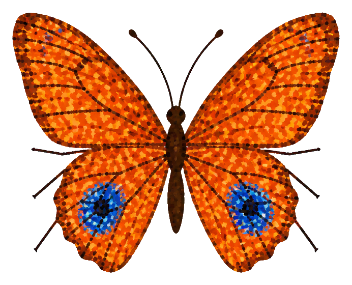 Preview for Pointillist Butterflies Copper Blue