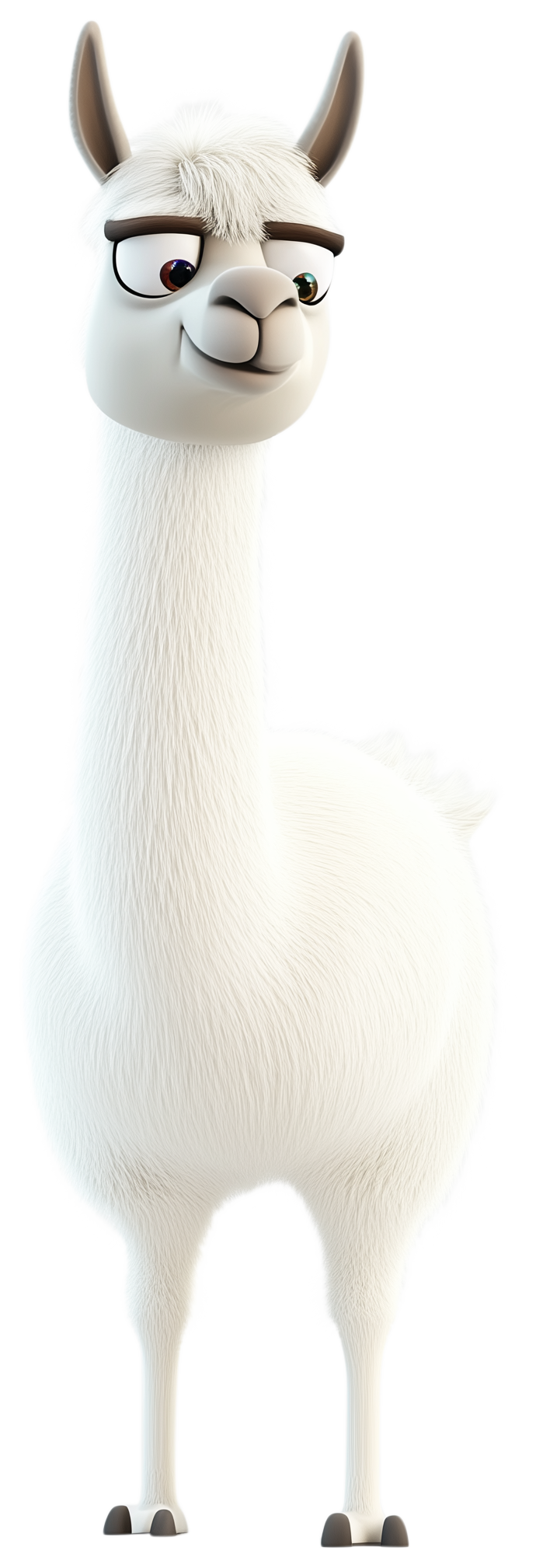 Preview for Cute Llama Emoji Sticker