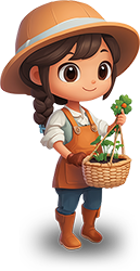 Preview for Cartoon-gardener-fresh-produce-character-sticker-02817