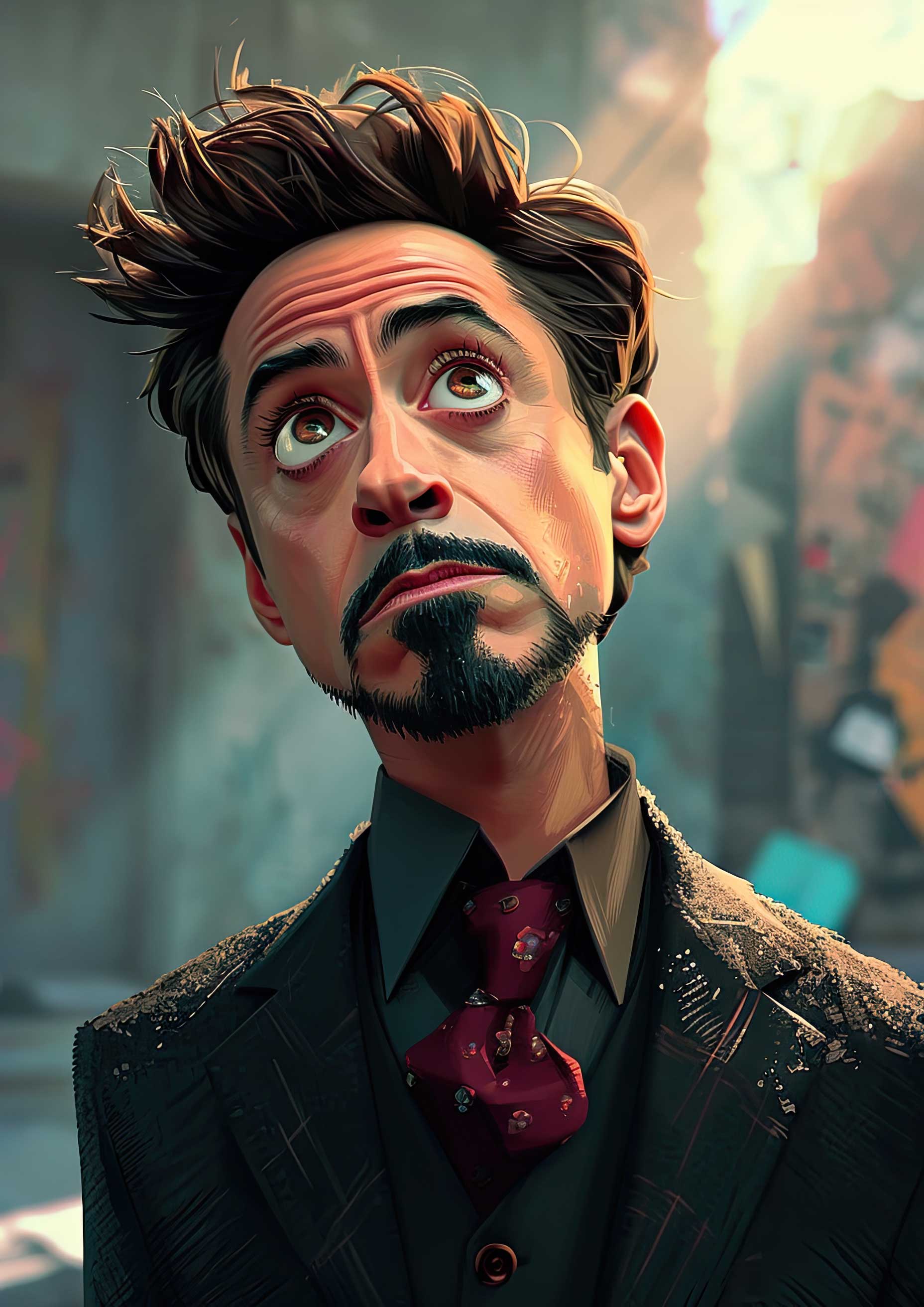 Preview for Surprised-man-digital-art-celebrities-background-bc388