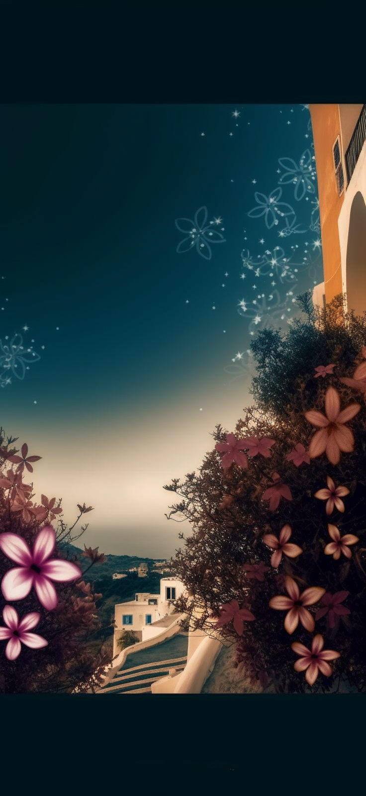 Preview for Mediterranean-oasis-landscape-ai-phone-background-ad8ef