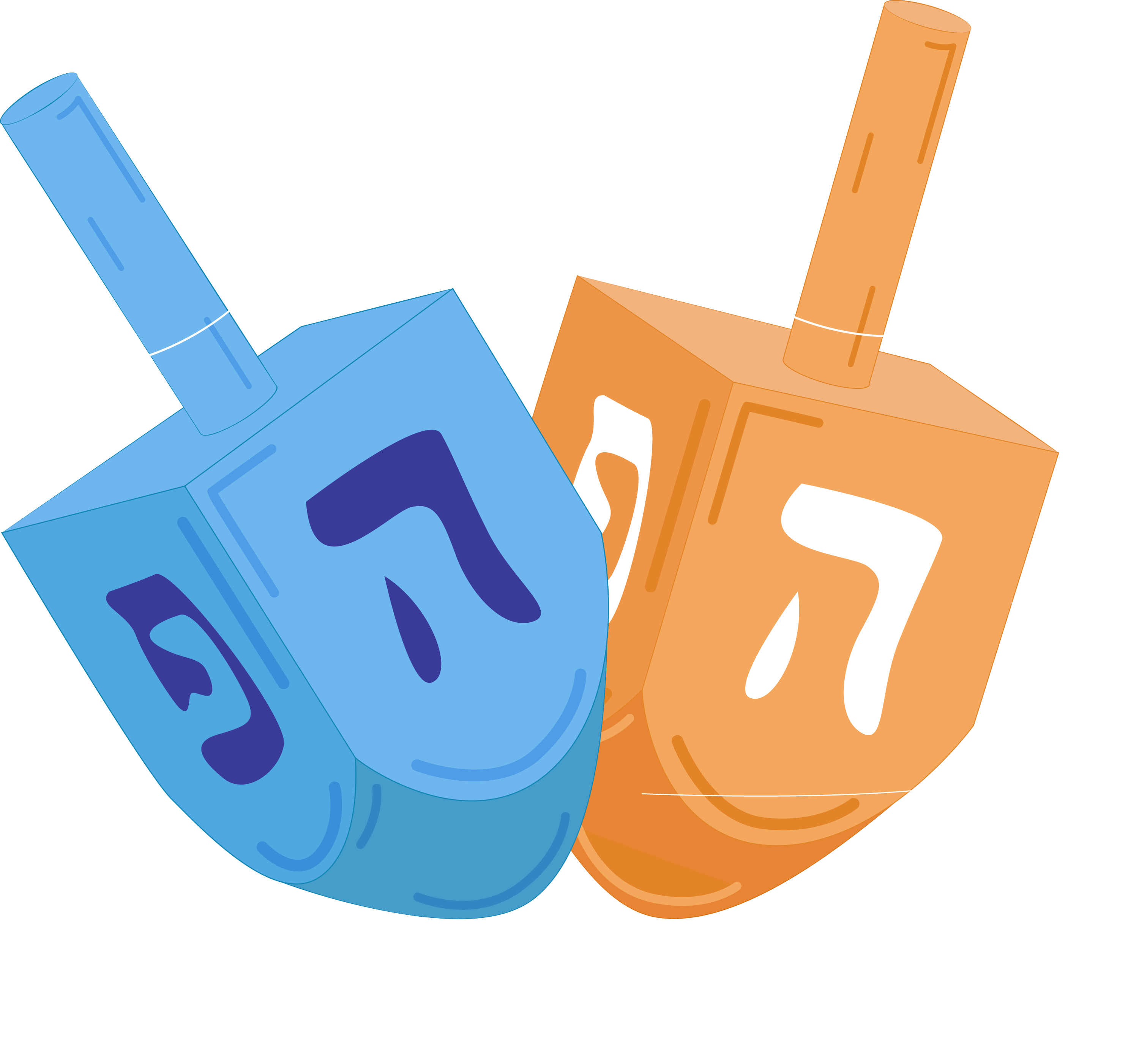 Preview for Hanukkah-dreidel-symbols-sticker-f07fd