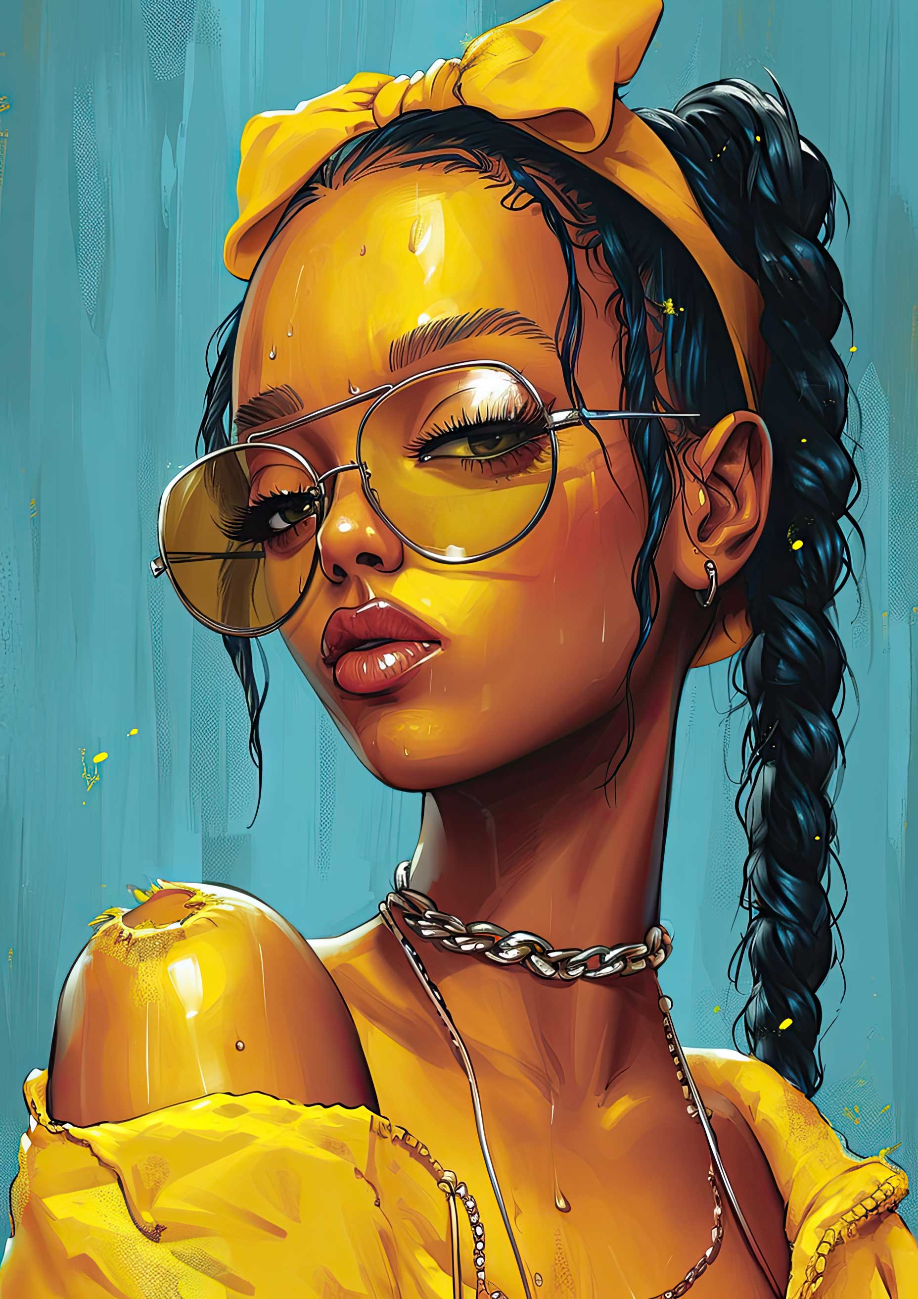 Preview for Vibrant-portrait-young-woman-celebrities-background-d2f2f