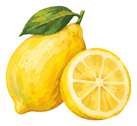 Preview for Gouache Tea Time Lemon Pair