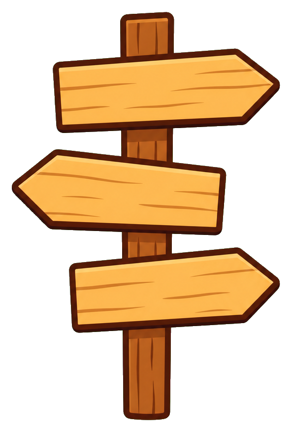 Preview for Directional Signpost Sticker