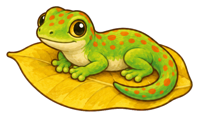 Preview for Day Gecko On A Leaf