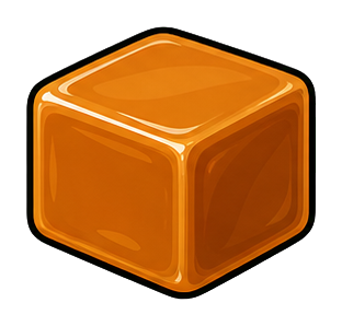 Preview for Caramel Cube Sticker
