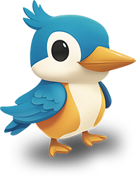 Preview for Cartoon-bluebird-illustration-animal-sticker-1d128