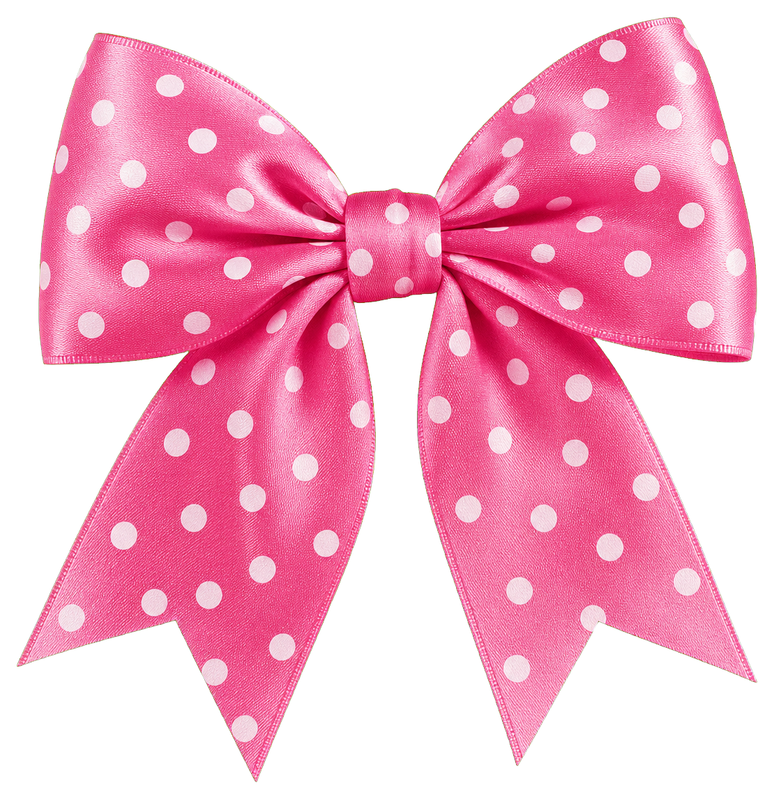 Preview for Pink Polka Dot Bow Sticker