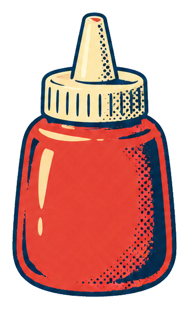 Preview for Retro Diner Ketchup Bottle