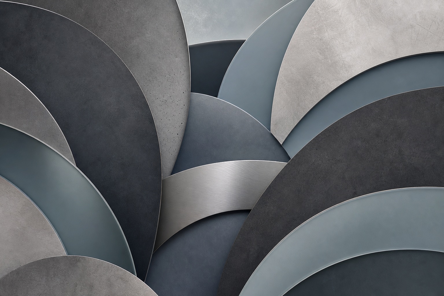 Preview for Charcoal Glass Layered Abstract Arches Background