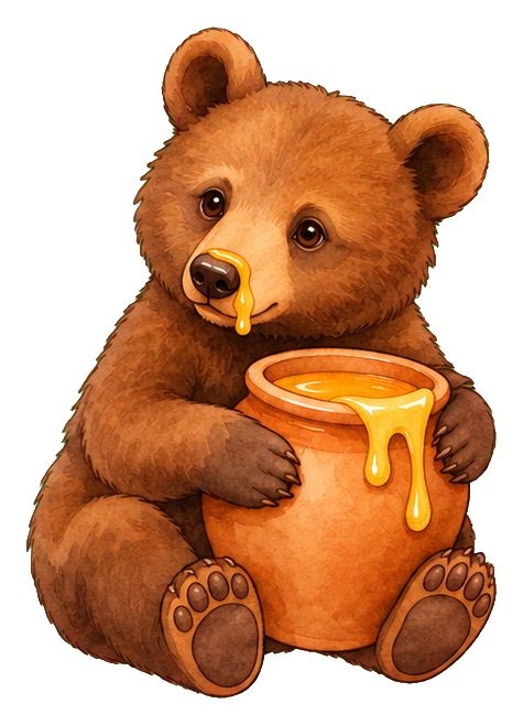 Preview for Bear With A Honey Pot