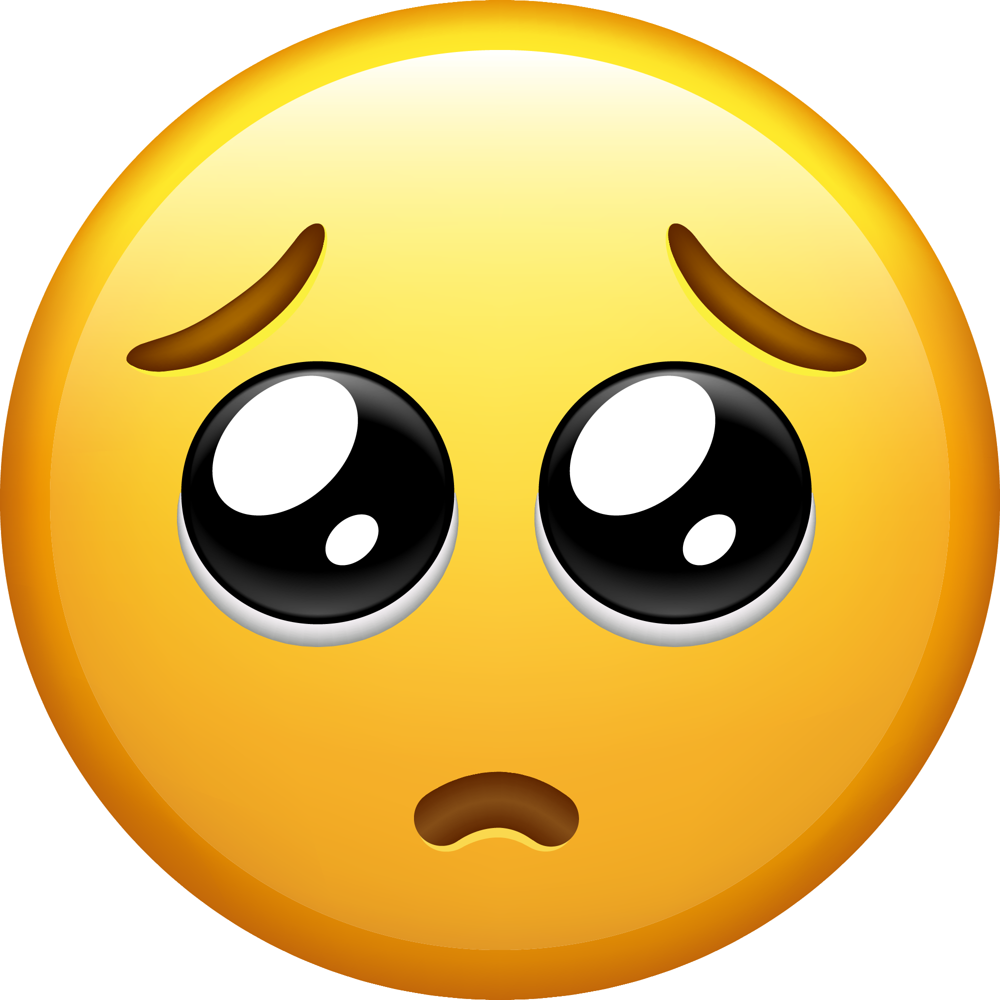 Preview for Concerned-emoji-face-emoji-classic-sticker-e15c8