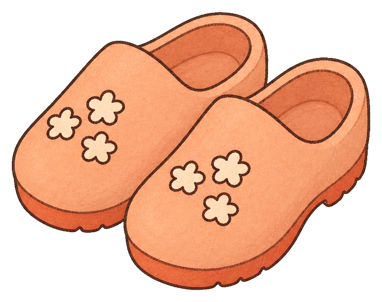 Preview for Peach Garden Clogs Sticker