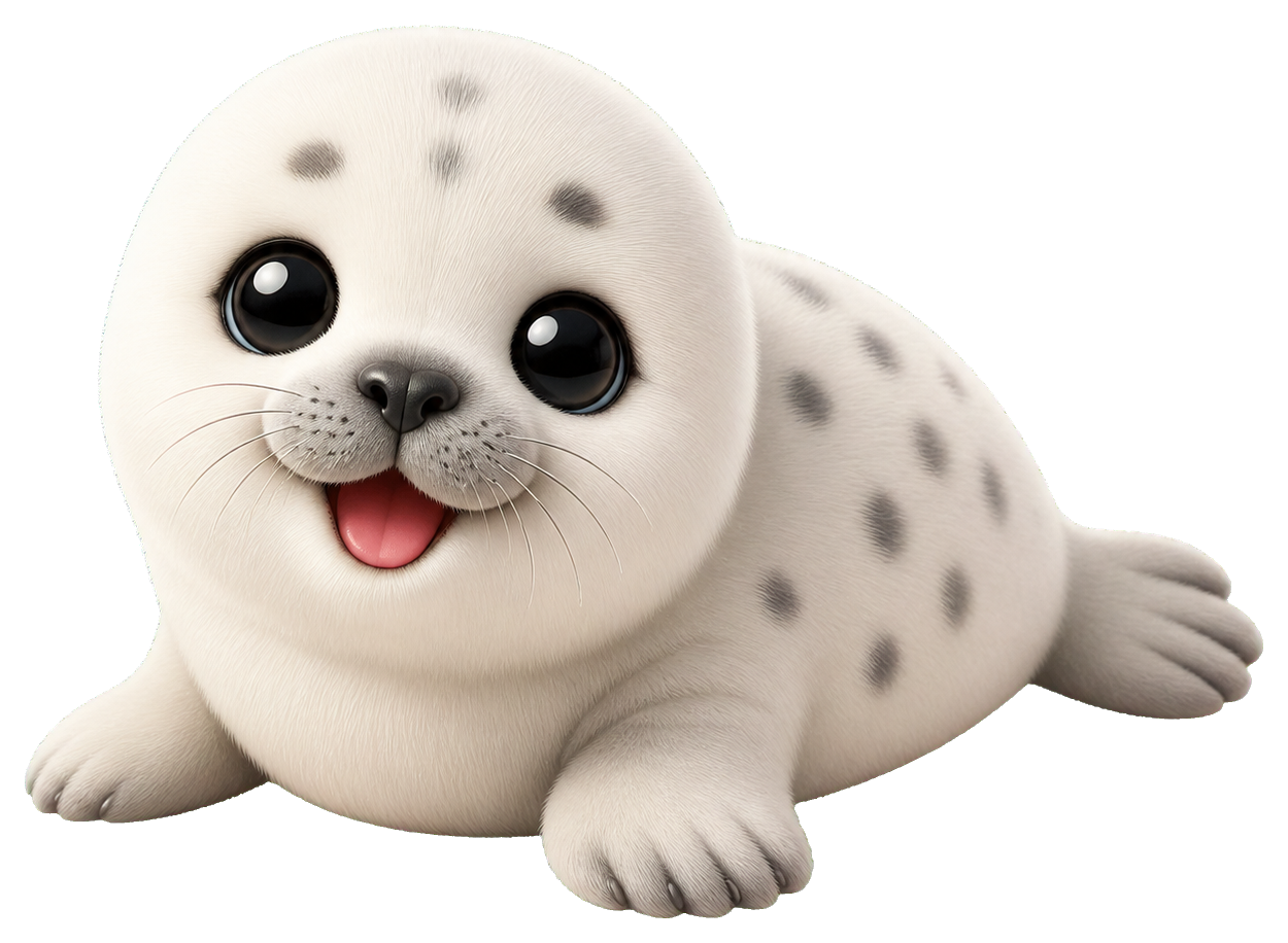 Preview for Seal Pup Sticker For Cute Pet Designs