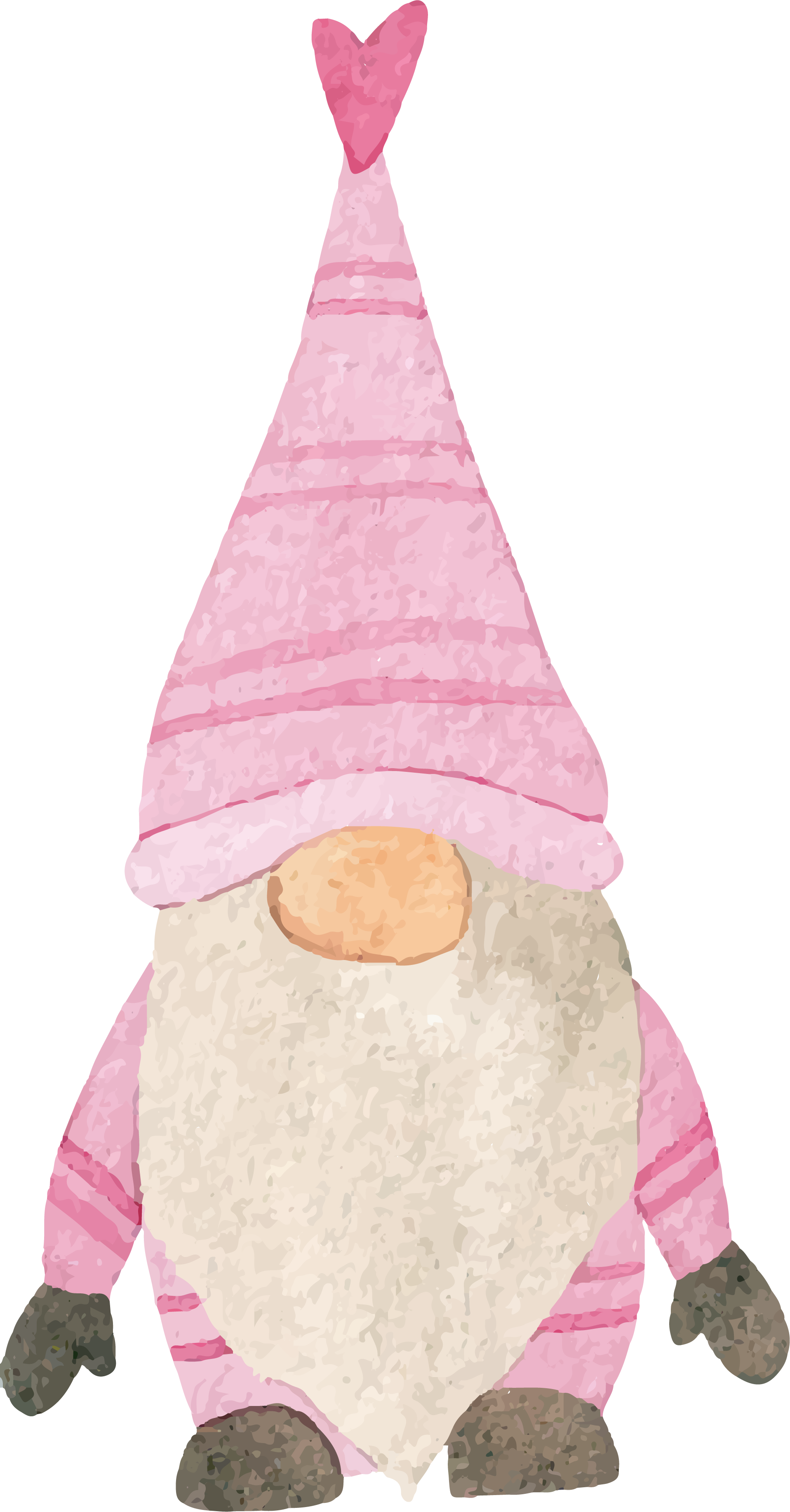 Preview for Pink-gnome-illustration-watercolor-love-sticker-e27b3