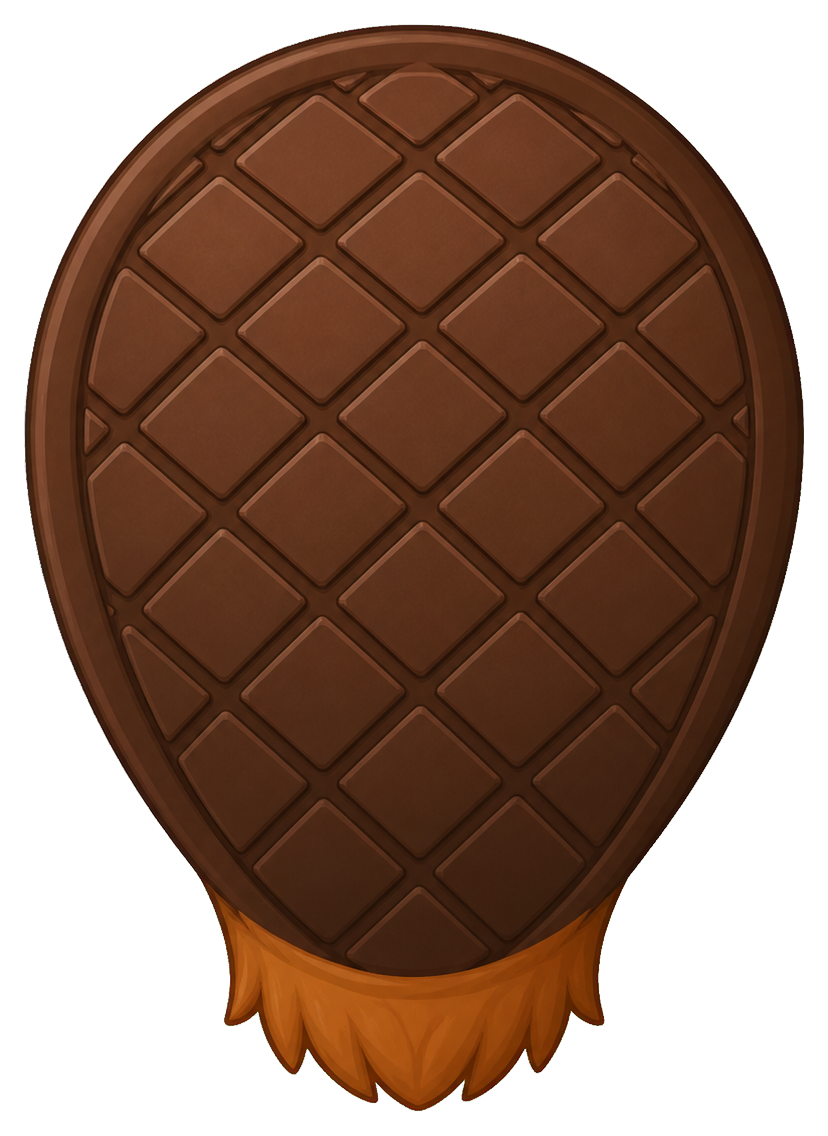 Preview for Beaver Tail Stamp Sticker For Designs