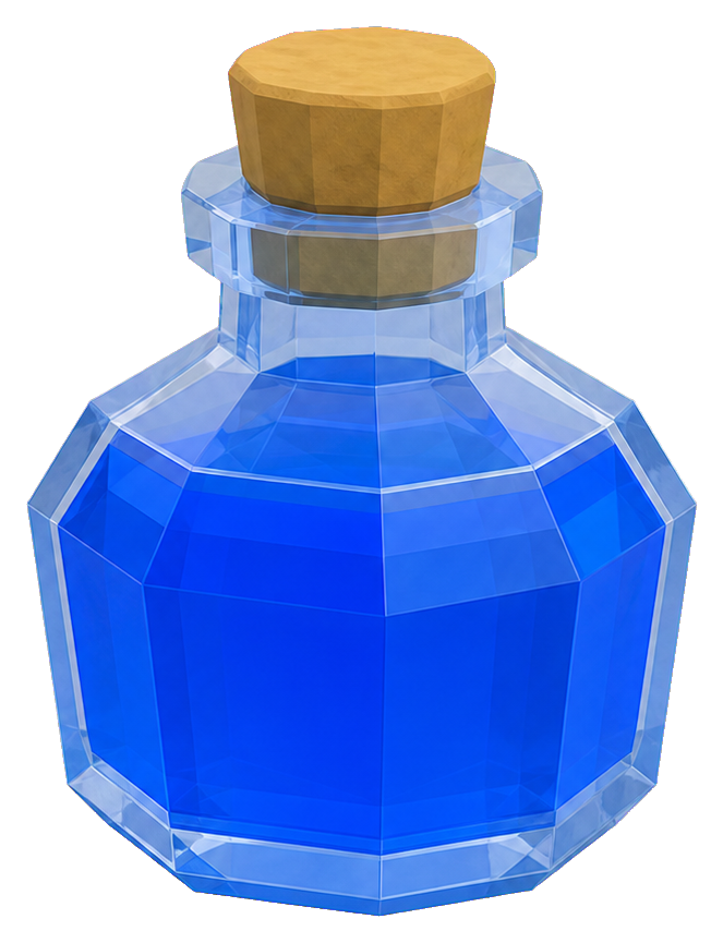 Preview for Blue Potion Bottle Sticker