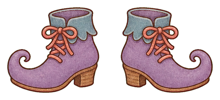 Preview for Lilac Witch Boots Pair Sticker