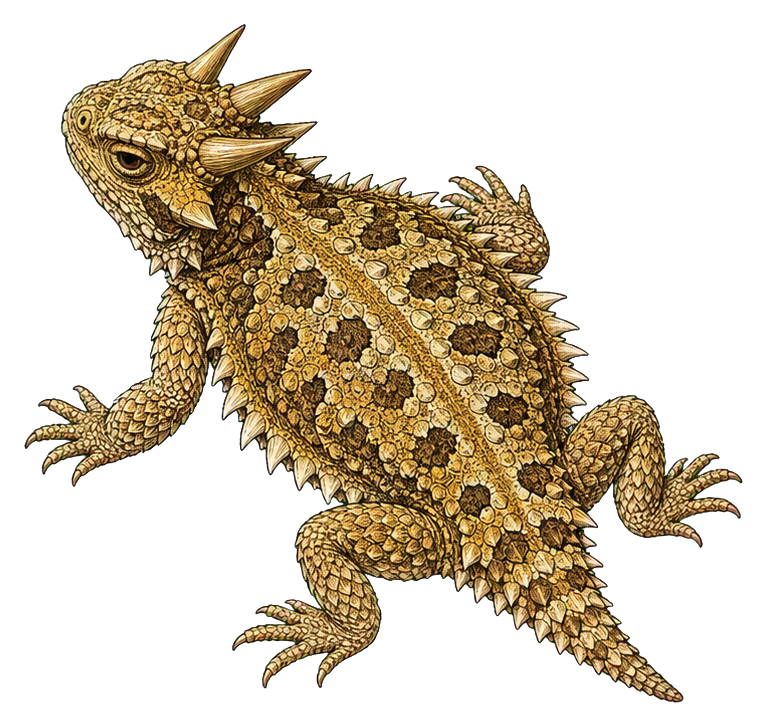 Preview for Horned Lizard Vintage Sticker