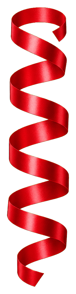 Preview for Red Ribbon Curl Sticker