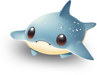 Preview for Cartoon-shark-illustration-animal-sticker-fce01