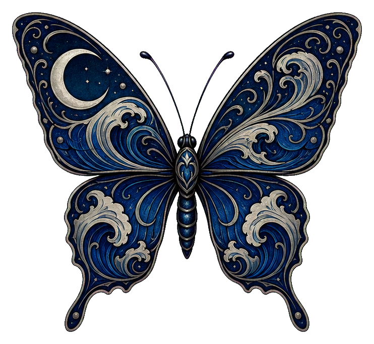Preview for Ocean Moon Butterfly Sticker