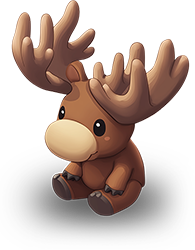 Preview for Cartoon-moose-illustration-animal-sticker-7da26