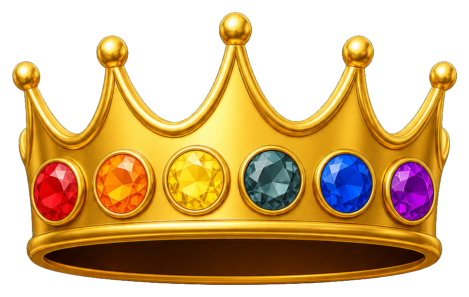Preview for Rainbow Crown Sticker For Pride Designs