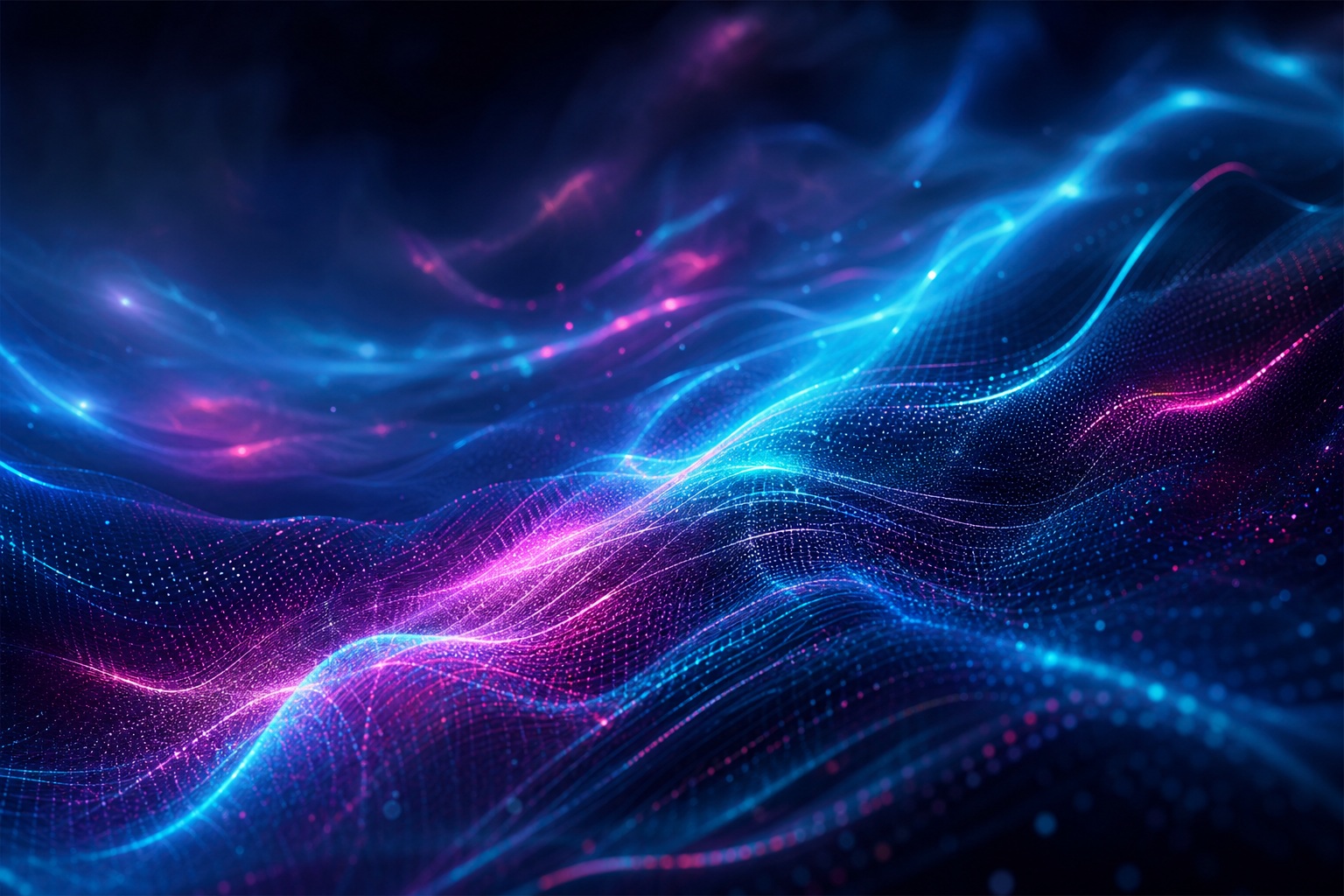 Preview for Cyber Wave Field Background