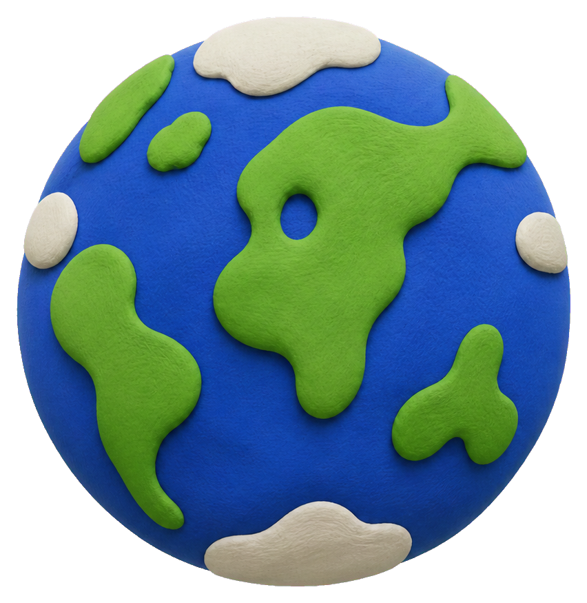 Preview for Clay Earth Sticker For Eco Designs