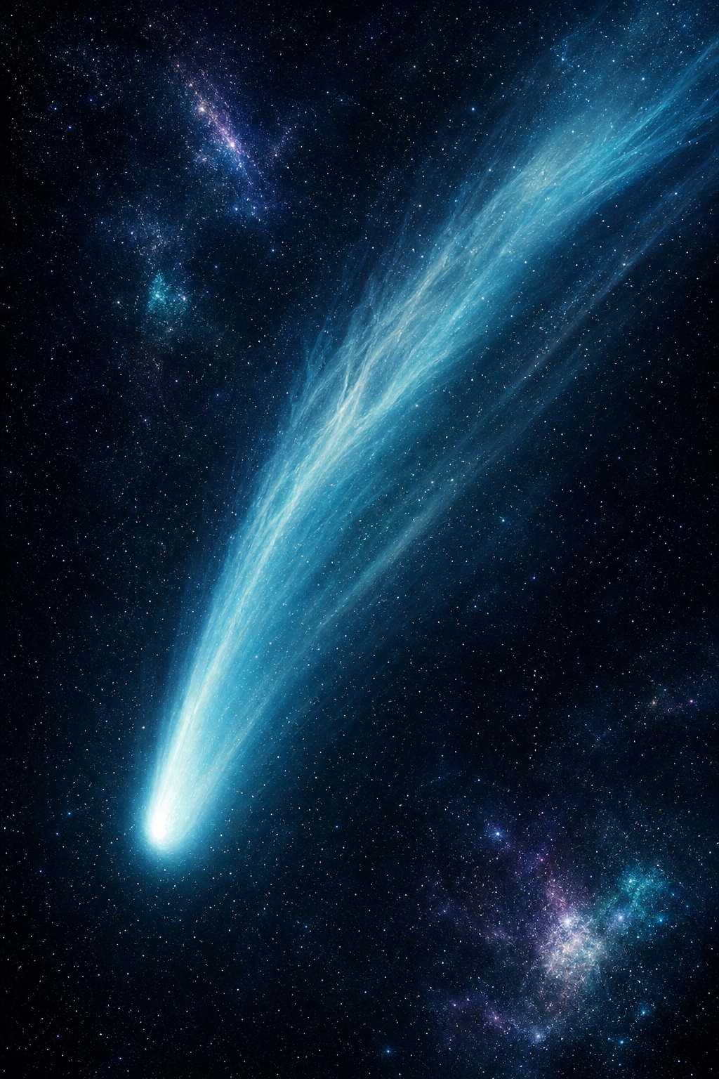 Preview for Comet In Space Background