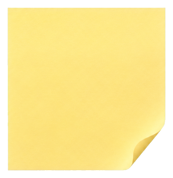 Preview for Yellow Sticky Note Blank Sticker