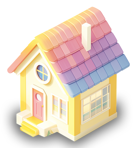 Preview for Colorful-house-illustration-building-sticker-4e378