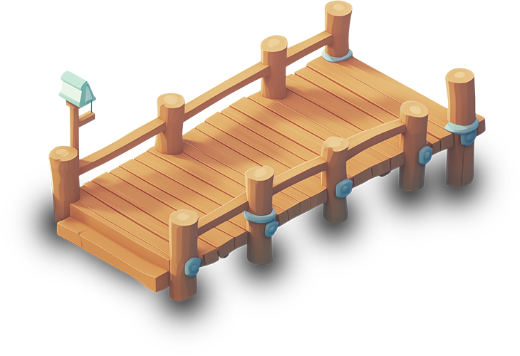 Preview for Wooden-dock-pixel-art-sticker-1ed40