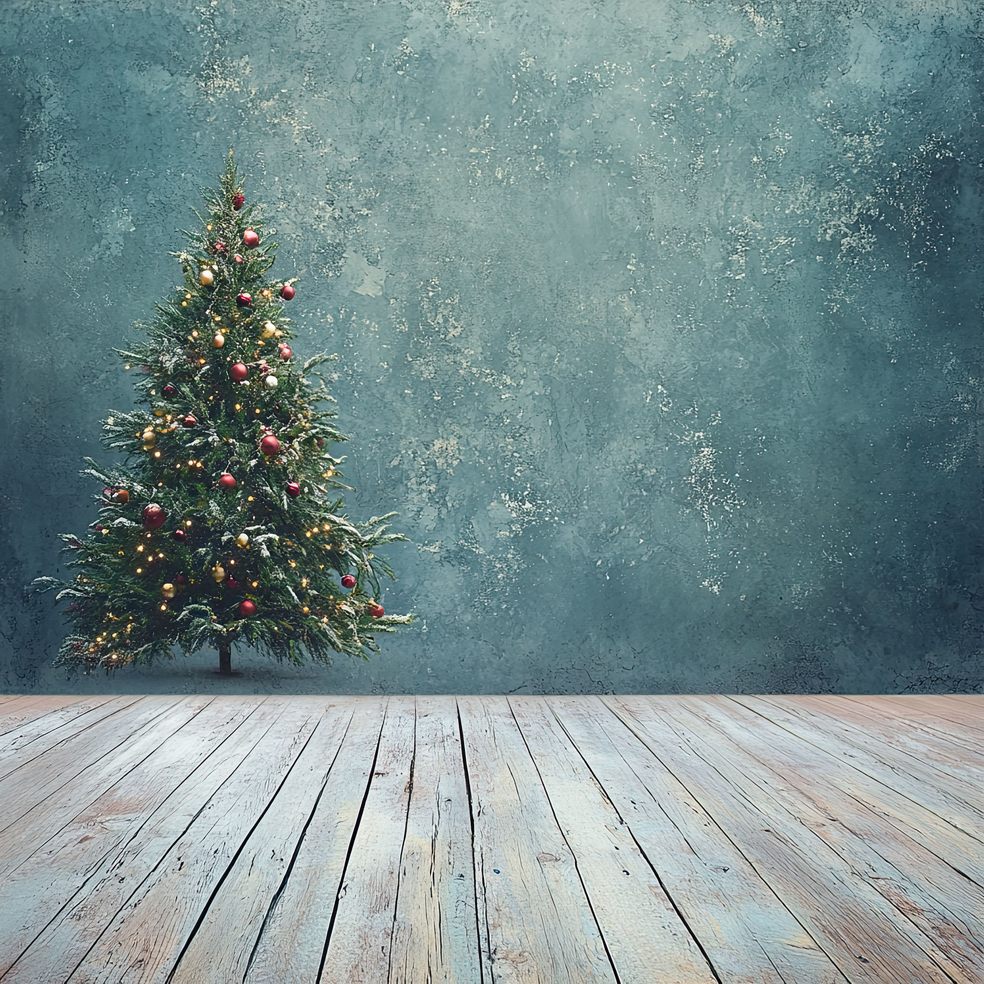 Preview for Christmas-tree-wooden-floor-christmas-backdrop-background-a5f2d