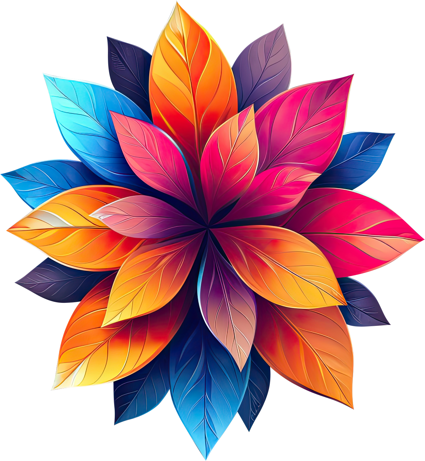 Preview for Colorful-floral-graphic-design-logo-flower-sticker-d7f77