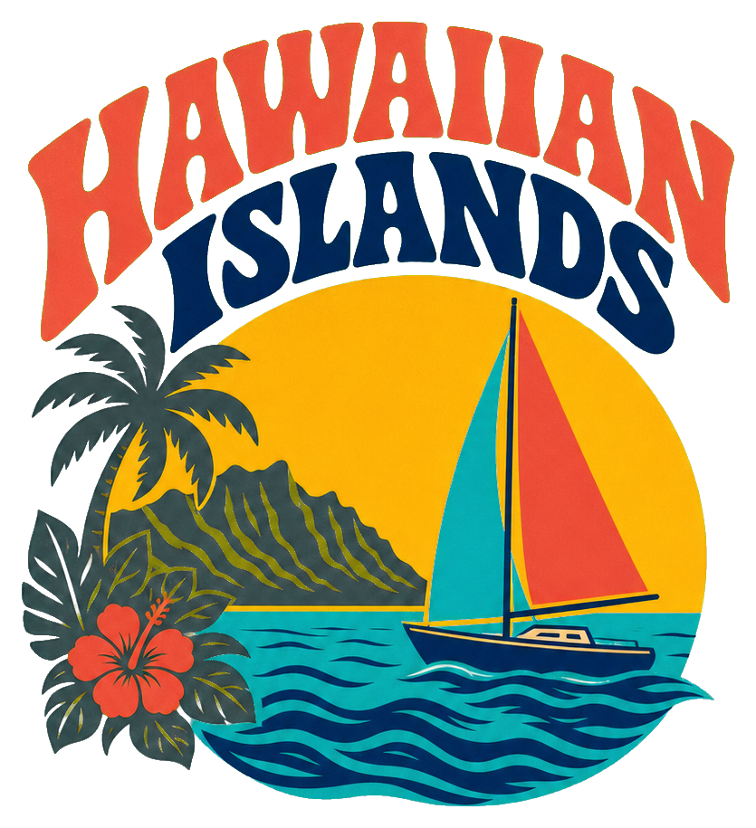 Preview for Hawaiian Islands Sailboat Sticker