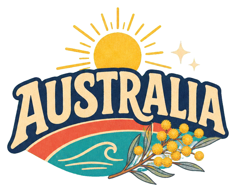 Preview for Australia Wattle Sun Sticker