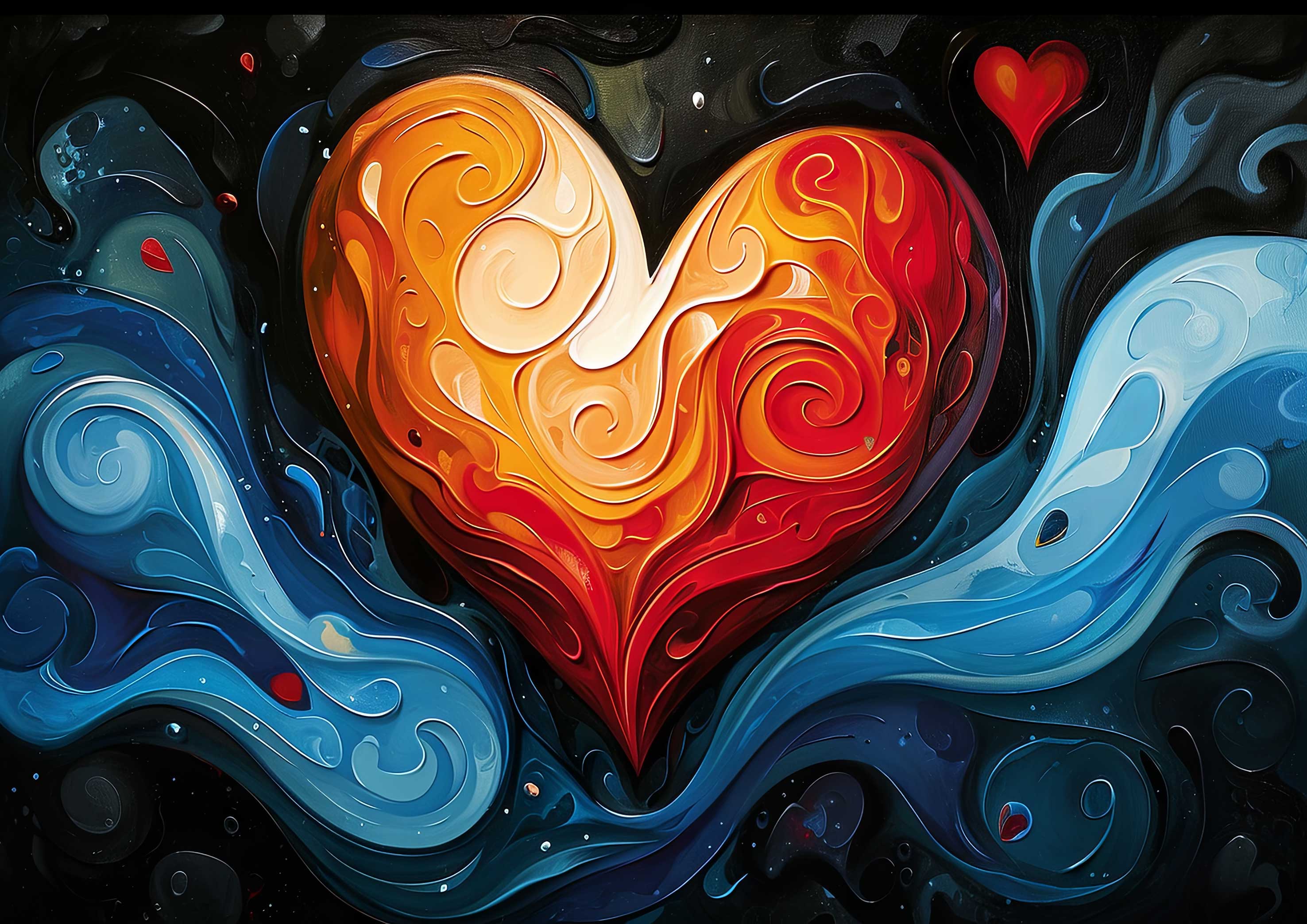 Preview for Vibrant-heart-artwork-love-background-4d6dc