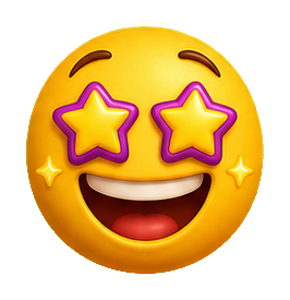 Preview for Starry Eyed Face Sticker