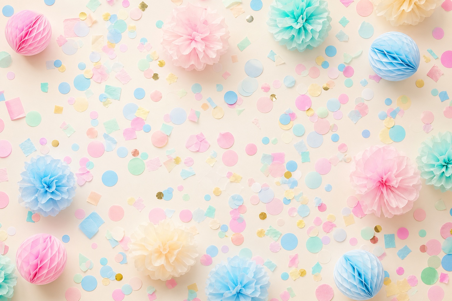Preview for Pastel Confetti Background Stock Asset