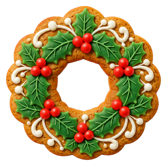 Preview for Gingerbread Bakery Wreath Cookie