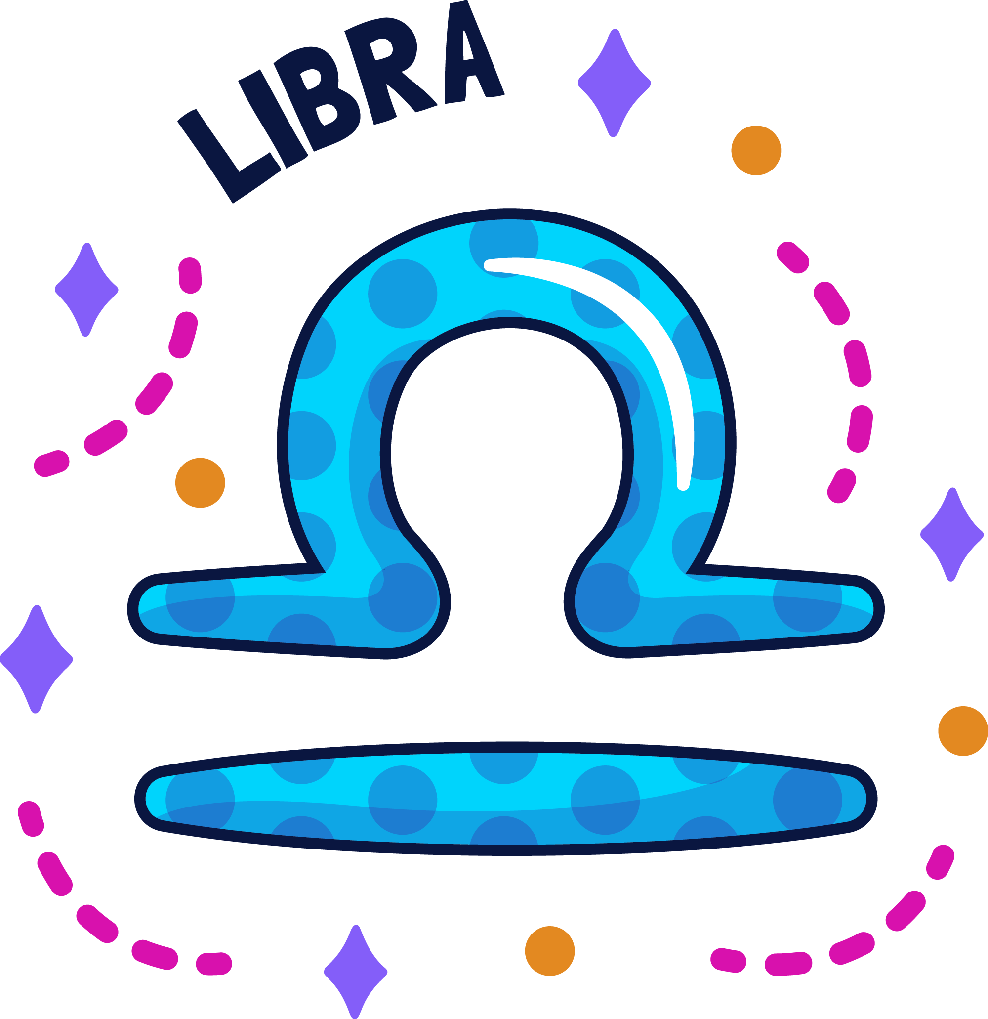 Preview for Libra-zodiac-symbol-illustration-sticker-b0201