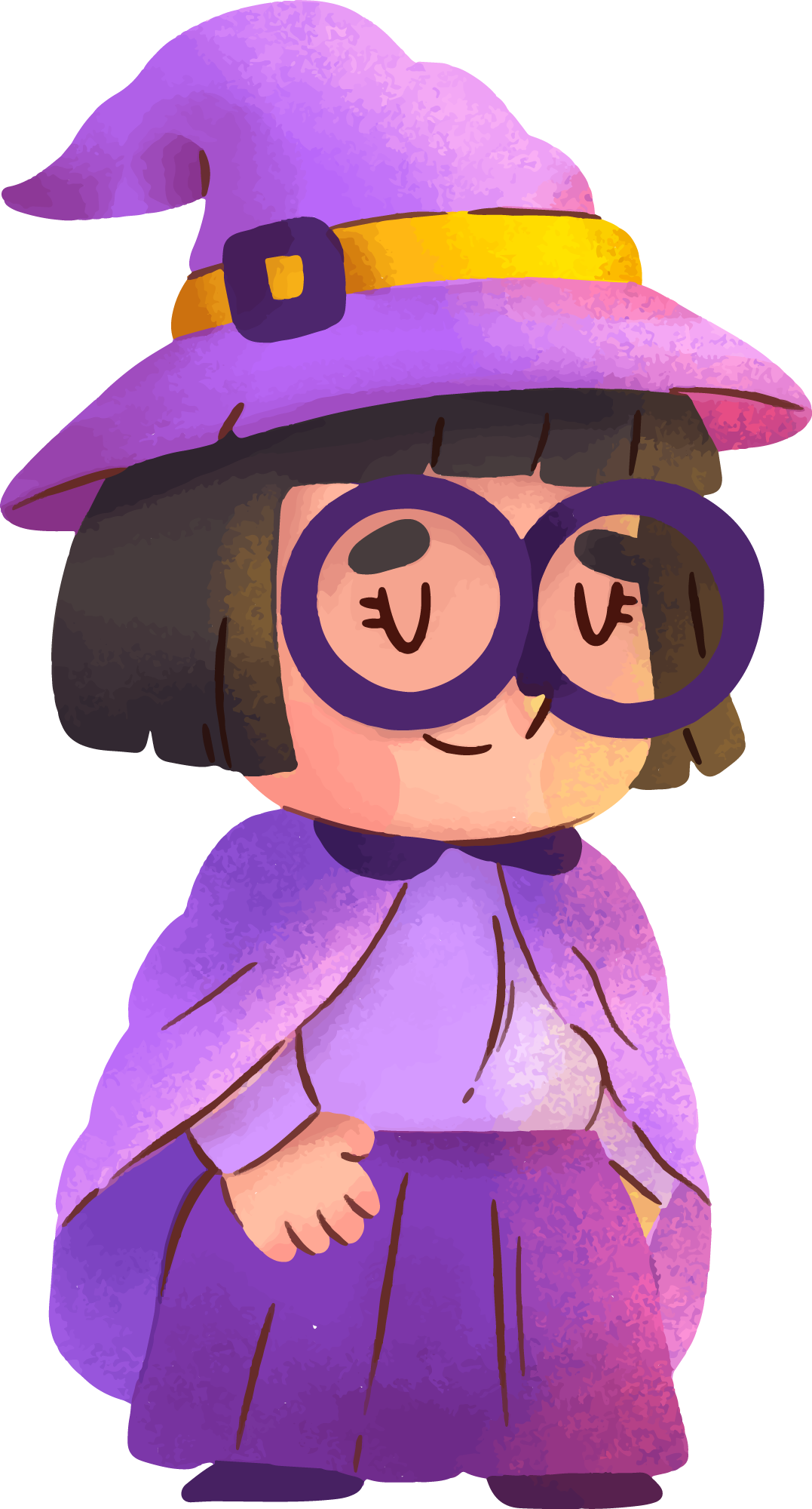 Preview for Cartoon-witch-character-halloween-costume-sticker-0a203